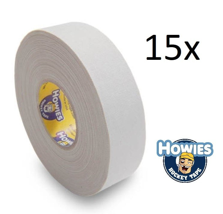 15x Howies Hockeytape 1" 24yd, Eishockeytape weiß